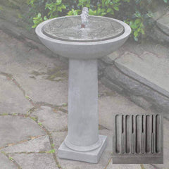 Campania Hydrangea Leaves Birdbath Fountain