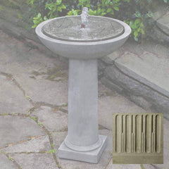 Campania Hydrangea Leaves Birdbath Fountain