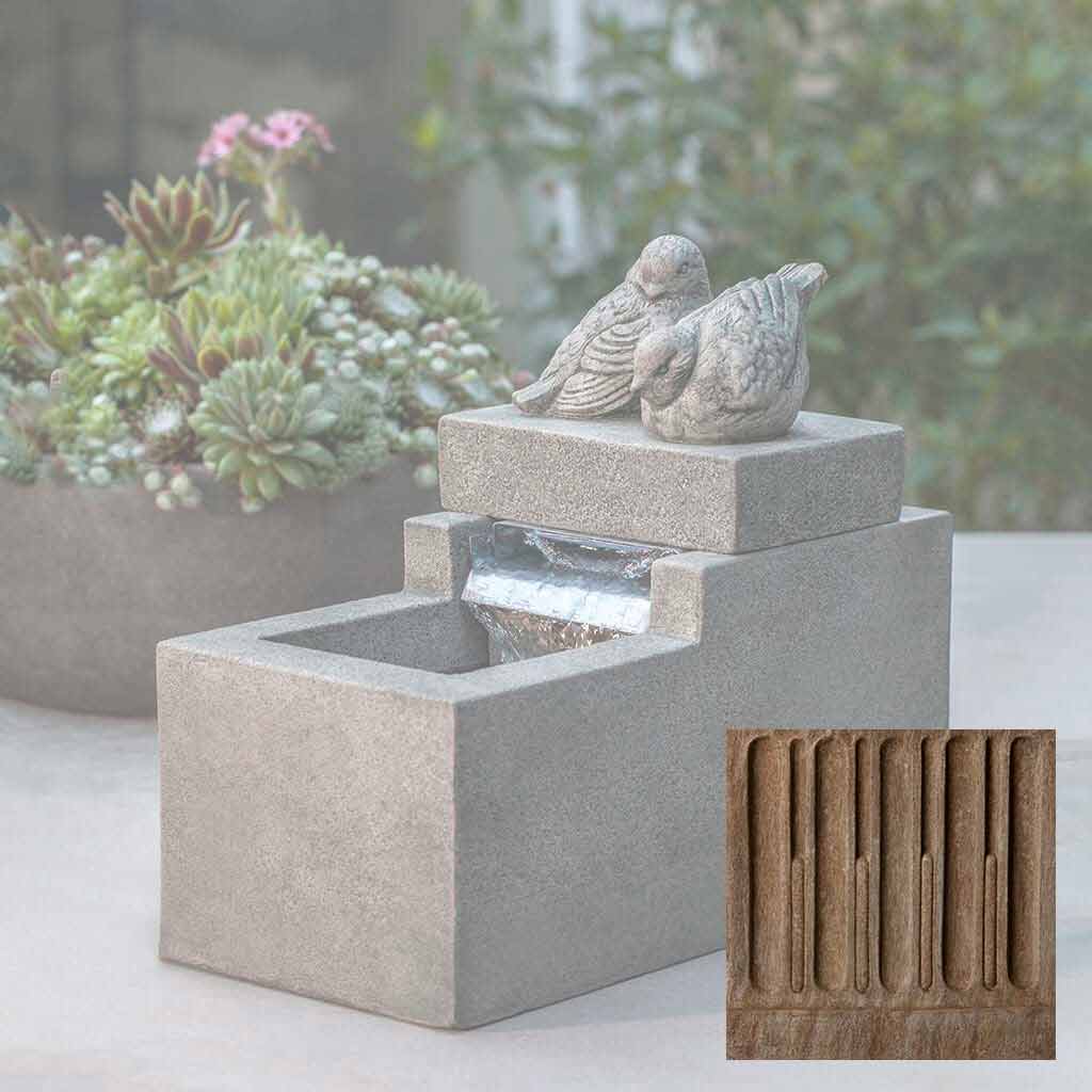 Campania Mini Element with Birds Fountain