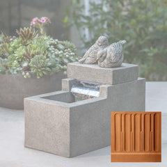 Campania Mini Element with Birds Fountain