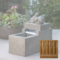 Campania Mini Element with Birds Fountain