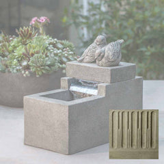 Campania Mini Element with Birds Fountain