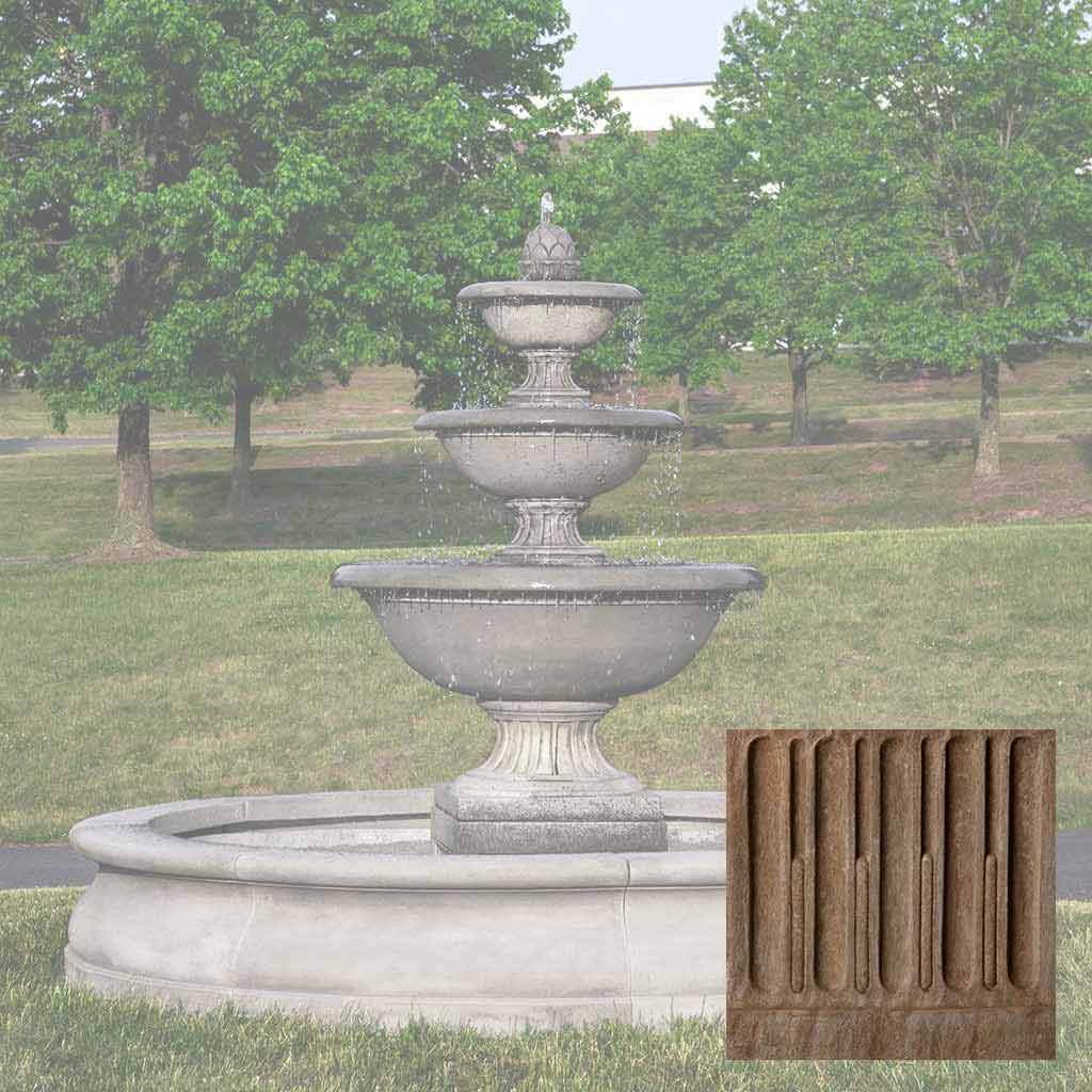 Campania Fonthill Fountain in Basin