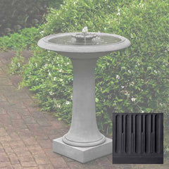 Campania Camellia Birdbath Fountain