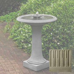 Campania Camellia Birdbath Fountain
