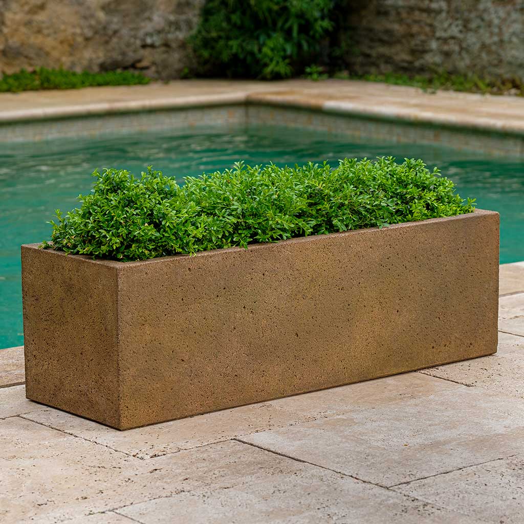 Photo of Campania Rustic Trough Planter - Marquis Gardens