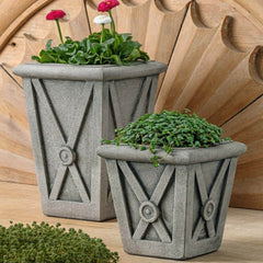 Campania Directoire Terrace Planters and Windowbox