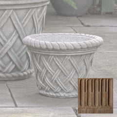 Campania English Weave Planters