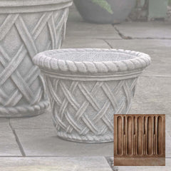 Campania English Weave Planters