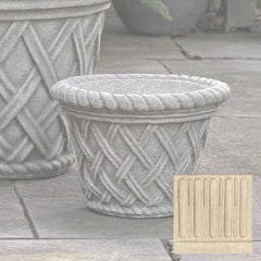 Campania English Weave Planters