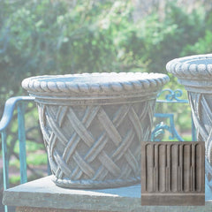 Campania English Weave Planters