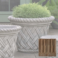 Campania English Weave Planters