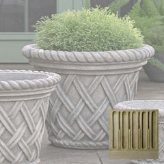 Campania English Weave Planters