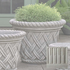 Campania English Weave Planters