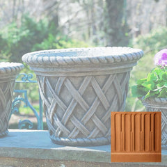 Campania English Weave Planters