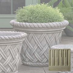 Campania English Weave Planters