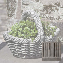 Campania Small Basket with Handle Planter