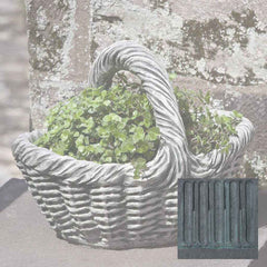Campania Small Basket with Handle Planter