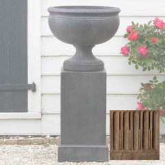 Wburg Plantation Urn w/ Classic Tall Pedestal