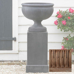 Wburg Plantation Urn w/ Classic Tall Pedestal