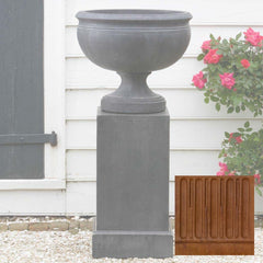 Wburg Plantation Urn w/ Classic Tall Pedestal