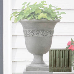 Campania Williamsburg Strapwork Leaf Urn