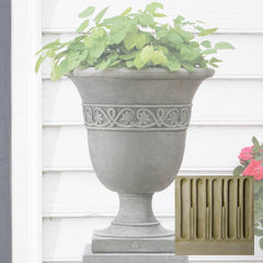 Campania Williamsburg Strapwork Leaf Urn