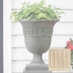 Campania Williamsburg Strapwork Leaf Urn