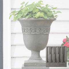 Campania Williamsburg Strapwork Leaf Urn