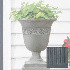 Campania Williamsburg Strapwork Leaf Urn