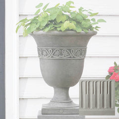 Campania Williamsburg Strapwork Leaf Urn