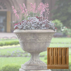 Campania Smithsonian Foliated Scroll Urn