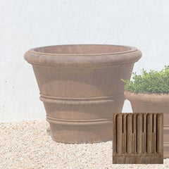 Campania Classic Rolled Rim Planters