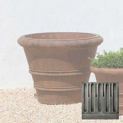Campania Classic Rolled Rim Planters