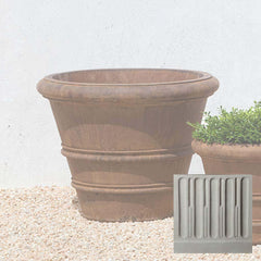 Campania Classic Rolled Rim Planters