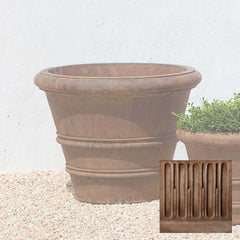 Campania Classic Rolled Rim Planters