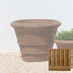 Campania Classic Rolled Rim Planters