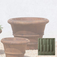 Campania Classic Rolled Rim Planters