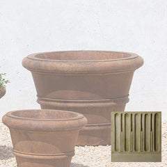 Campania Classic Rolled Rim Planters