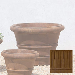 Campania Classic Rolled Rim Planters