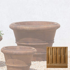 Campania Classic Rolled Rim Planters