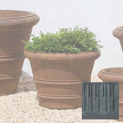 Campania Classic Rolled Rim Planters