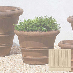 Campania Classic Rolled Rim Planters