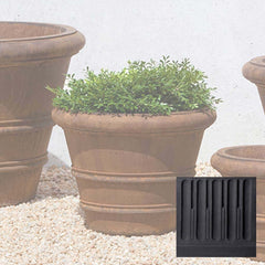 Campania Classic Rolled Rim Planters