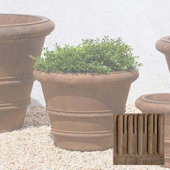 Campania Classic Rolled Rim Planters