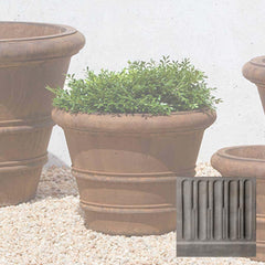 Campania Classic Rolled Rim Planters