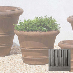 Campania Classic Rolled Rim Planters