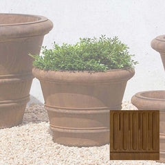 Campania Classic Rolled Rim Planters