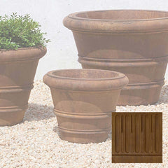 Campania Classic Rolled Rim Planters