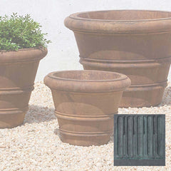 Campania Classic Rolled Rim Planters